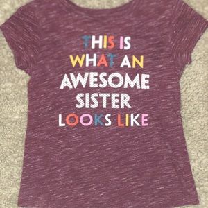 4T Girls Sister T-Shirt